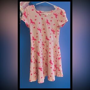 Epic Threads Pink Unicorn and Heart Kids Dress